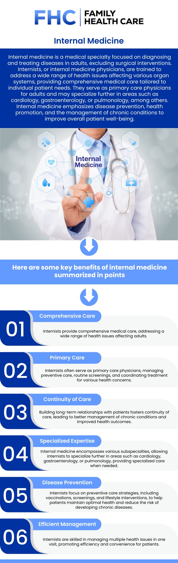 Internal medicine is crucial for managing overall health, especially for adults dealing with chronic conditions and complex medical needs. Our Internal medicine specialists are trained to diagnose, treat, and prevent a wide range of health issues, from diabetes and hypertension to heart disease and respiratory conditions. At Family Health Care, Dr. Tran, MD offers comprehensive, personalized care to maintain your well-being and prevent future health problems. For more information, contact us or request an appointment online. We are conveniently located at 1507 NE 150th St, Suite A, Shoreline, WA 98155. Internal medicine is crucial for managing overall health, especially for adults dealing with chronic conditions and complex medical needs. Our Internal medicine specialists are trained to diagnose, treat, and prevent a wide range of health issues, from diabetes and hypertension to heart disease and respiratory conditions. At Family Health Care, Dr. Tran, MD offers comprehensive, personalized care to maintain your well-being and prevent future health problems. For more information, contact us or request an appointment online. We are conveniently located at 1507 NE 150th St, Suite A, Shoreline, WA 98155.